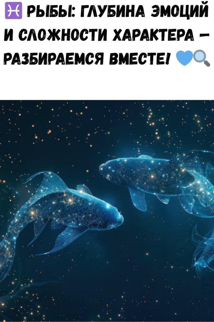 ПОЧЕМУ РЫБЫ — САМЫЕ СЛОЖНЫЕ ЛЮДИ