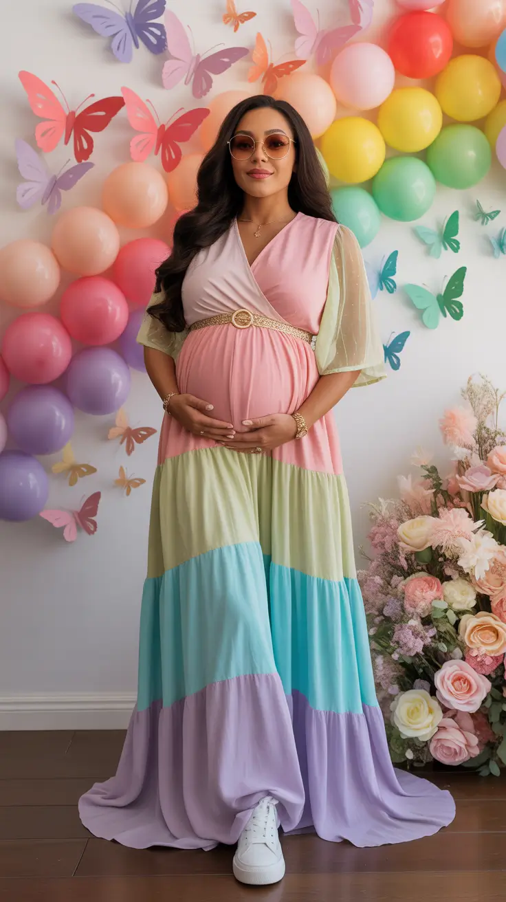 23 модных образа для беременных: стильные луки для современных мам