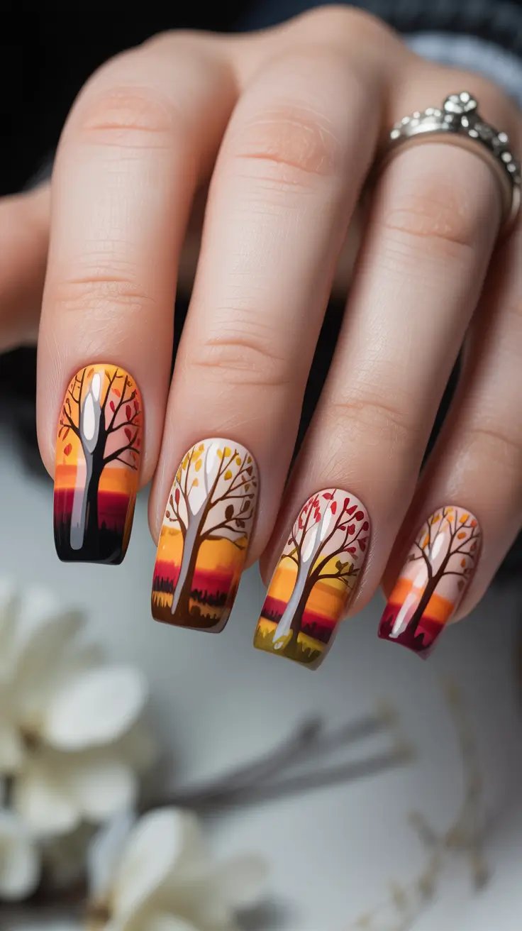24 забавных и милых осенних маникюра, которые вдохновят вас на создание сезонного маникюра