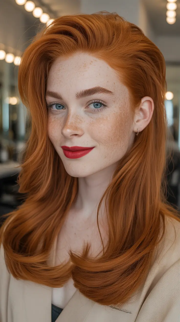23 оттенка рыжего для волос: свежие медные оттенки для современного образа 23 оттенка рыжего для волос: свежие медные оттенки для современного образа