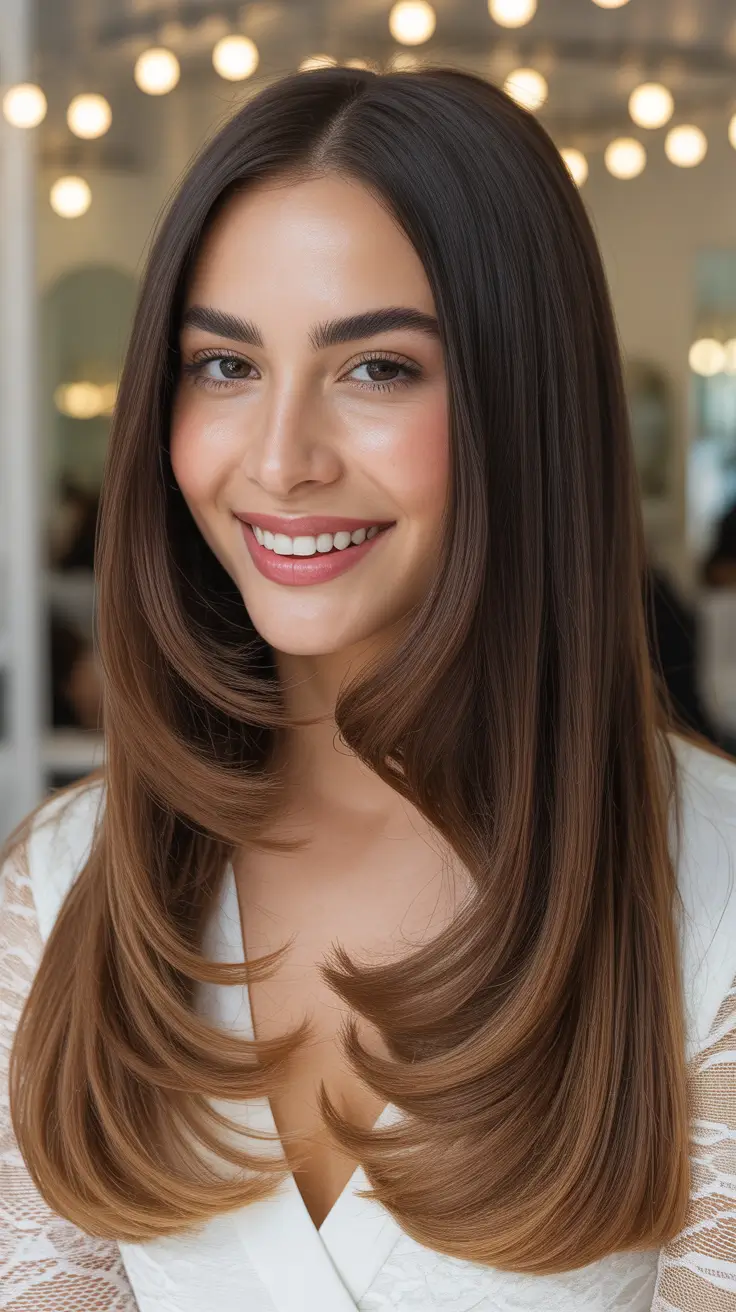 24 оттенка шоколадно-каштановых волос: модные цвета и современные идеи для брюнеток