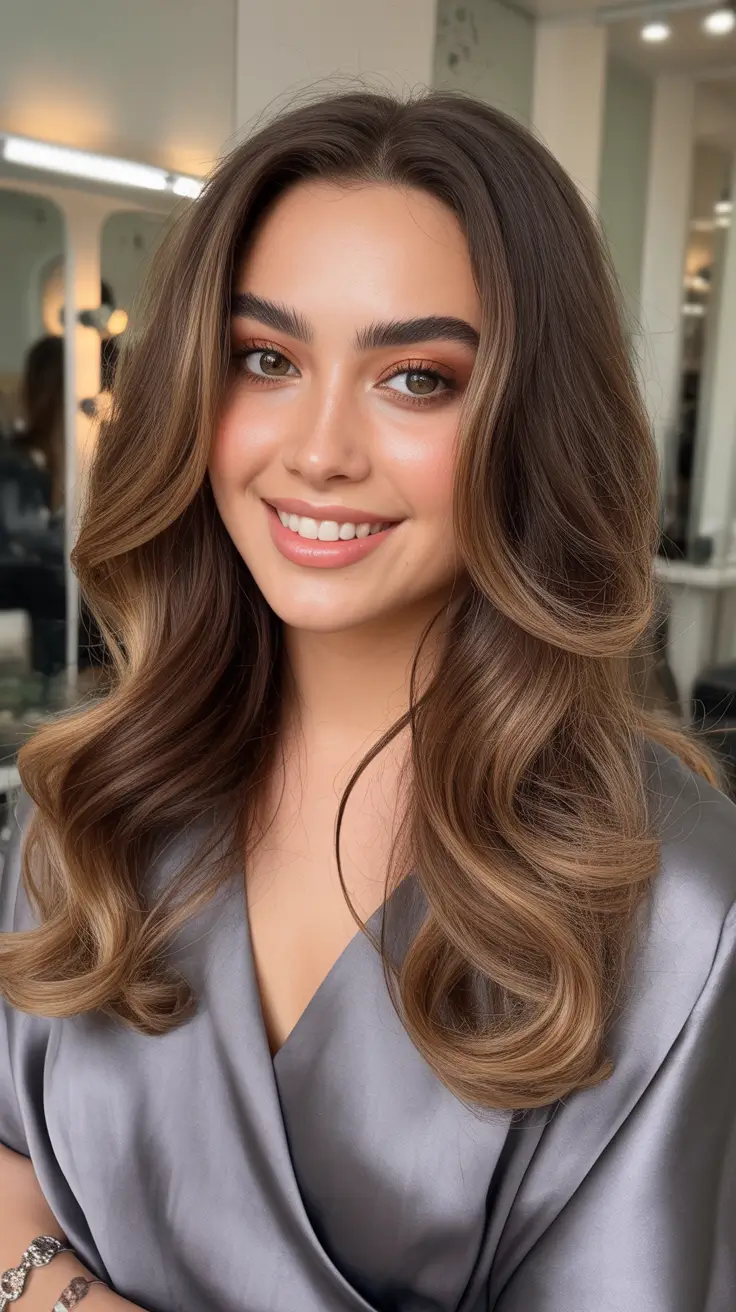 25 оттенков каштановых волос: модные идеи для брюнеток на Новый год