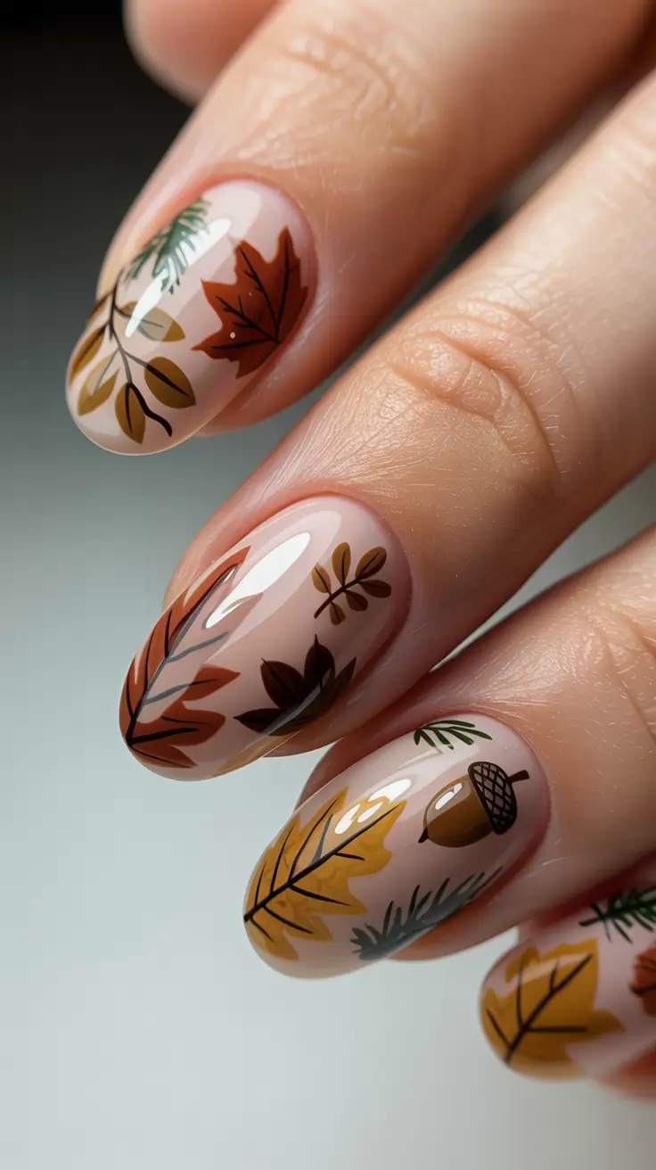 23 идеи осеннего дизайна ногтей на октябрь, которые вдохновят вас на новый маникюр