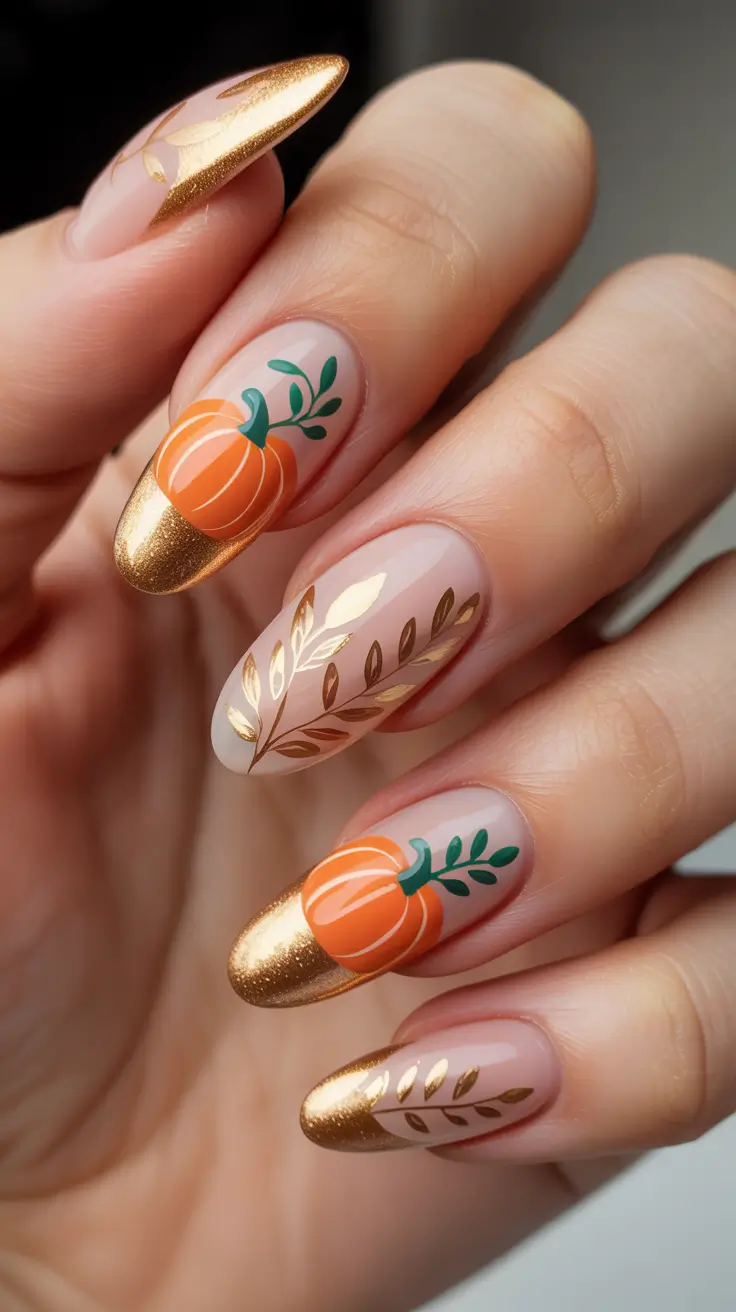 23 идеи осеннего дизайна ногтей на октябрь, которые вдохновят вас на новый маникюр