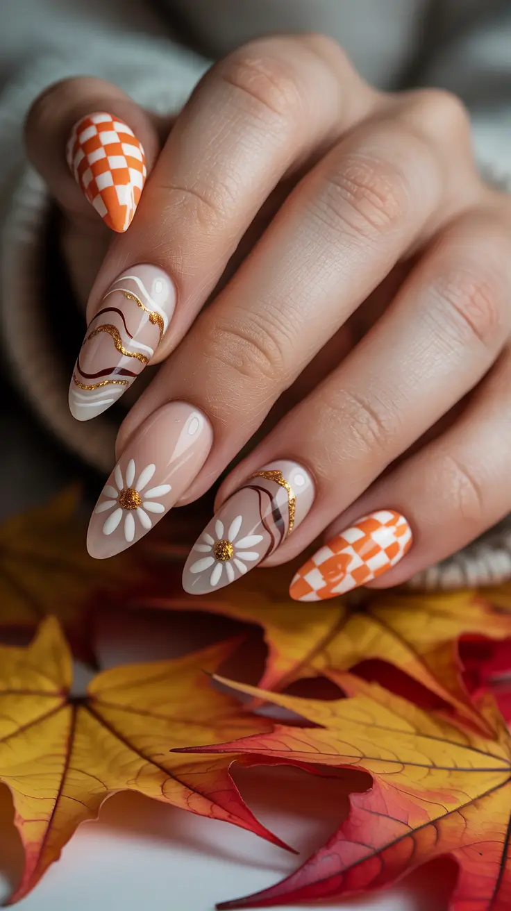 23 идеи осеннего дизайна ногтей на октябрь, которые вдохновят вас на новый маникюр