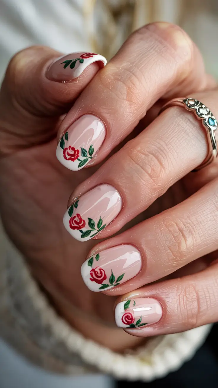 23 идеи осеннего французского маникюра для стильного сезонного маникюра