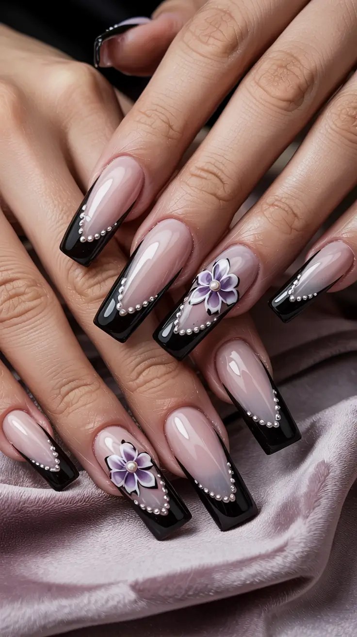 23 идеи осеннего французского маникюра для стильного сезонного маникюра