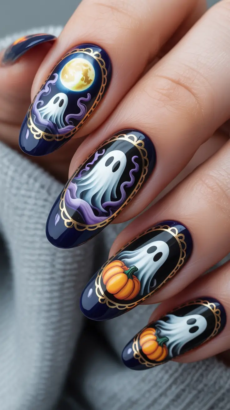 23 идеи осеннего дизайна ногтей на октябрь, которые вдохновят вас на новый маникюр