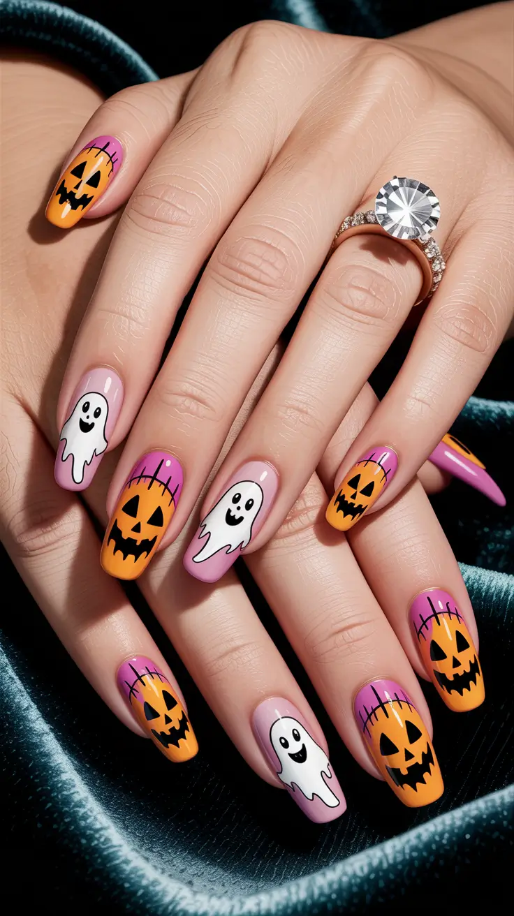 24 забавных и милых осенних маникюра, которые вдохновят вас на создание сезонного маникюра