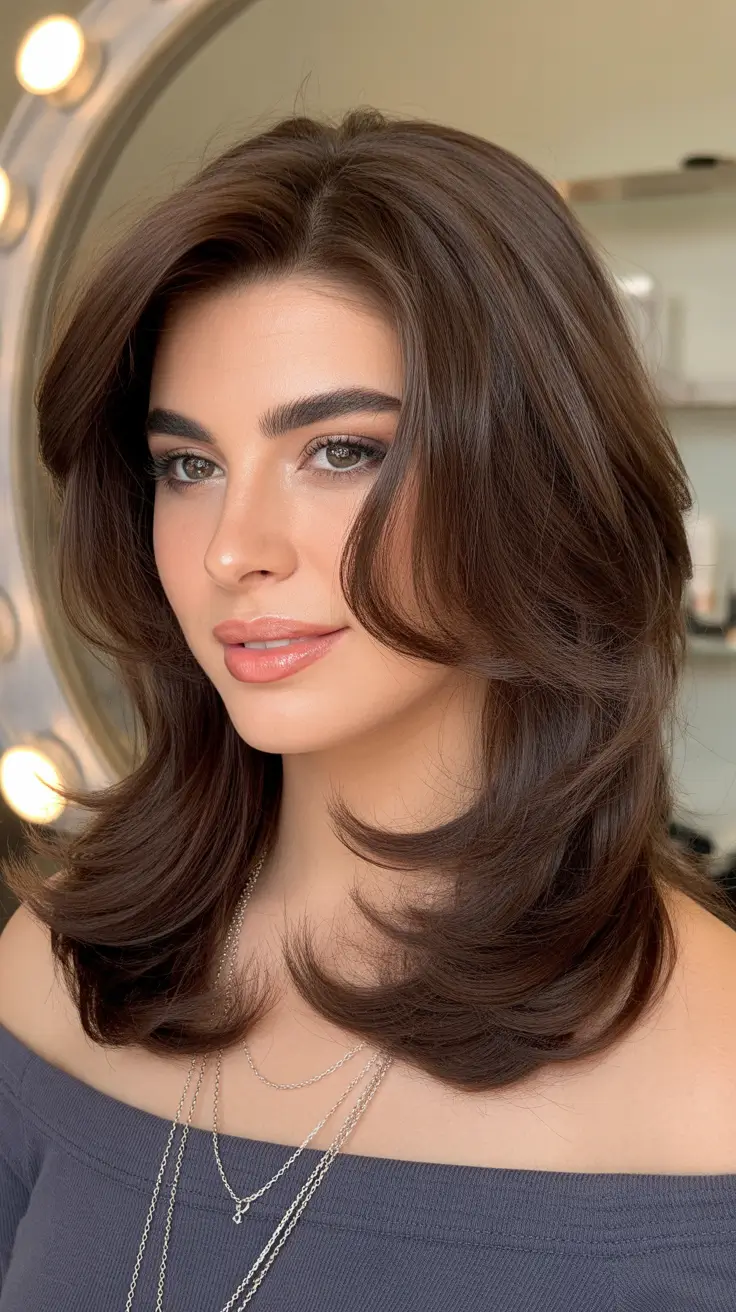 24 оттенка шоколадно-каштановых волос: модные цвета и современные идеи для брюнеток