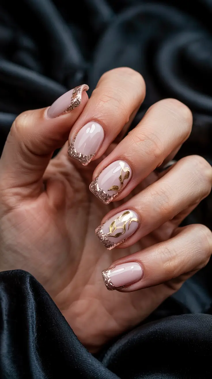 23 идеи осеннего французского маникюра для стильного сезонного маникюра