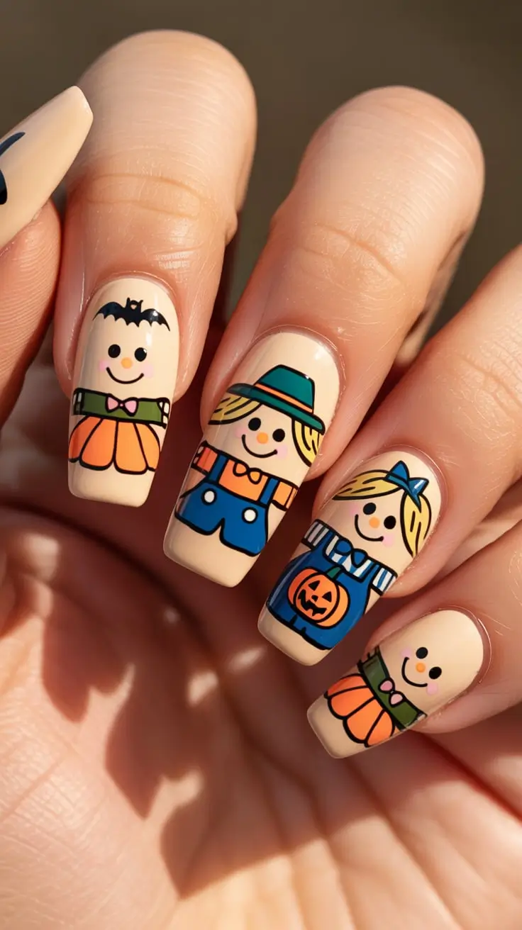 24 забавных и милых осенних маникюра, которые вдохновят вас на создание сезонного маникюра