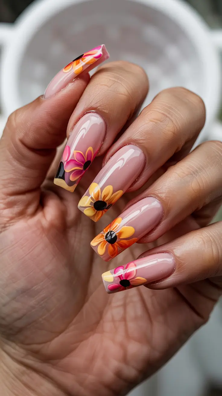 23 идеи осеннего французского маникюра для стильного сезонного маникюра