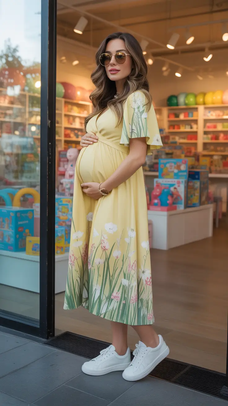 23 модных образа для беременных: стильные луки для современных мам