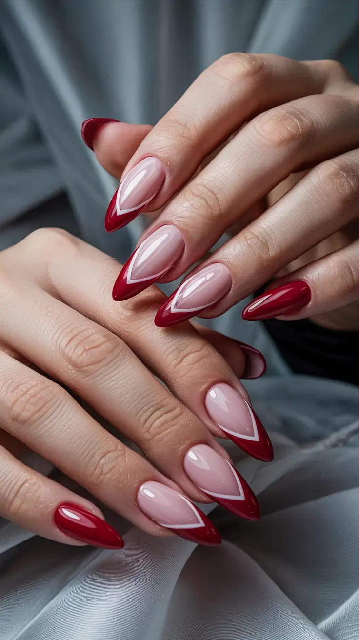 23 идеи осеннего французского маникюра для стильного сезонного маникюра