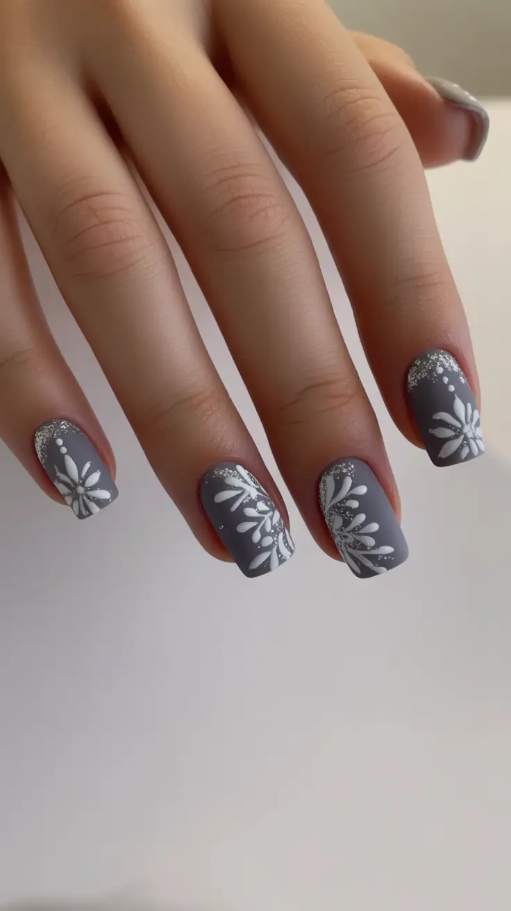 25 красивых зимних дизайнов ногтей: шикарные, уютные и сверкающие идеи маникюра для холодного времени года