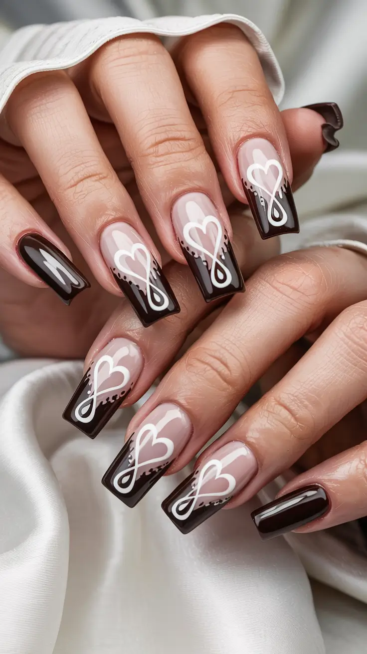 23 идеи осеннего французского маникюра для стильного сезонного маникюра