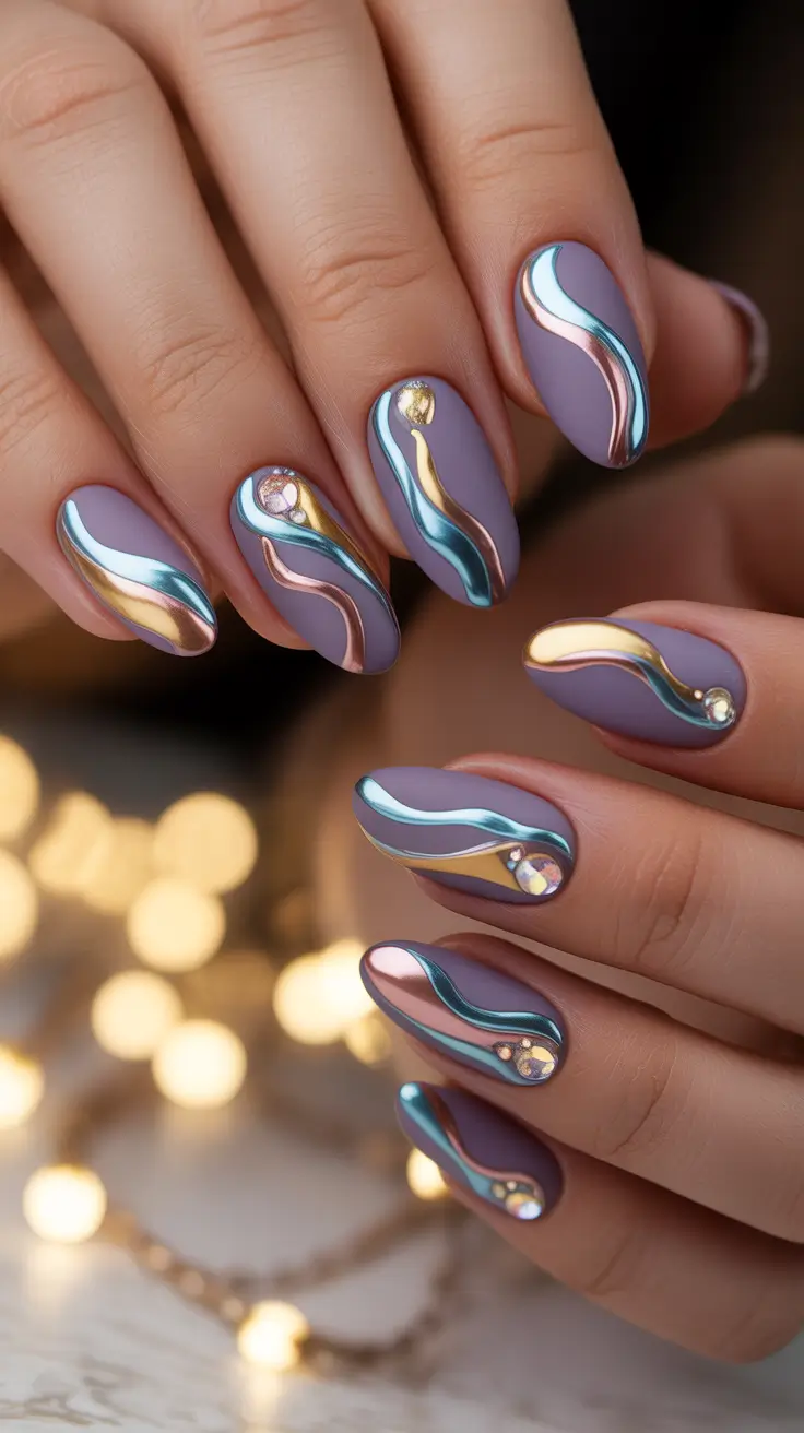 24 простых идеи дизайна и цвета ногтей на зиму, которые стоит попробовать в этом сезоне