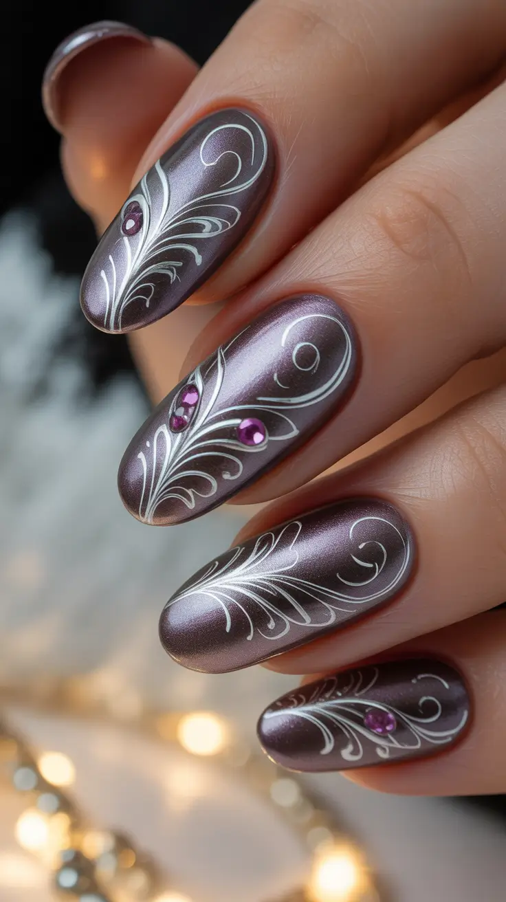 24 варианта зимнего праздничного маникюра, которые сияют праздничной элегантностью 24 варианта зимнего праздничного маникюра, которые сияют праздничной элегантностью