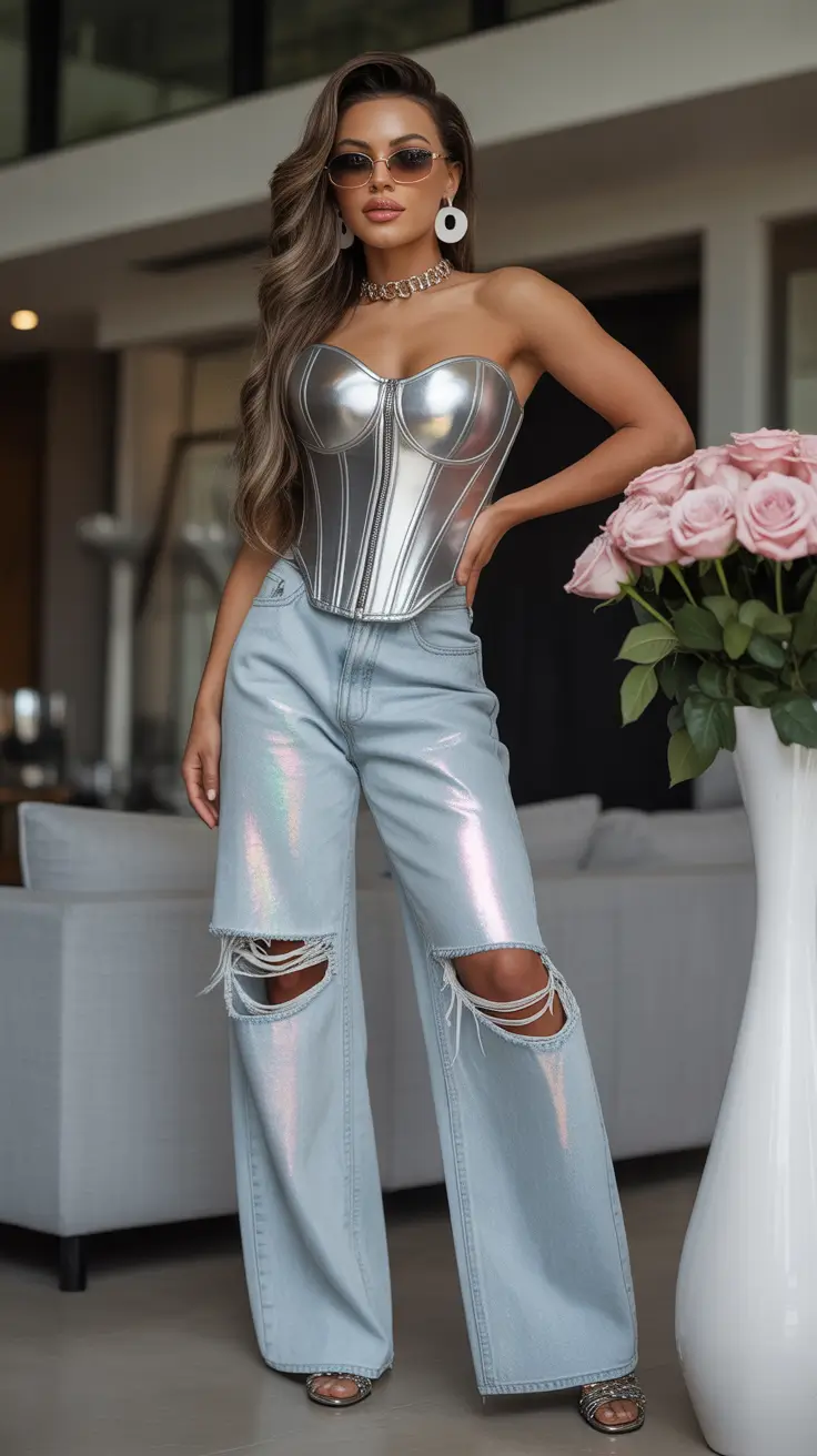 23 модных образа с джинсами: шикарные джинсовые образы, которые хочется носить круглый год