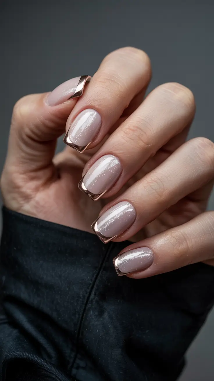 23 идеи осеннего французского маникюра для стильного сезонного маникюра