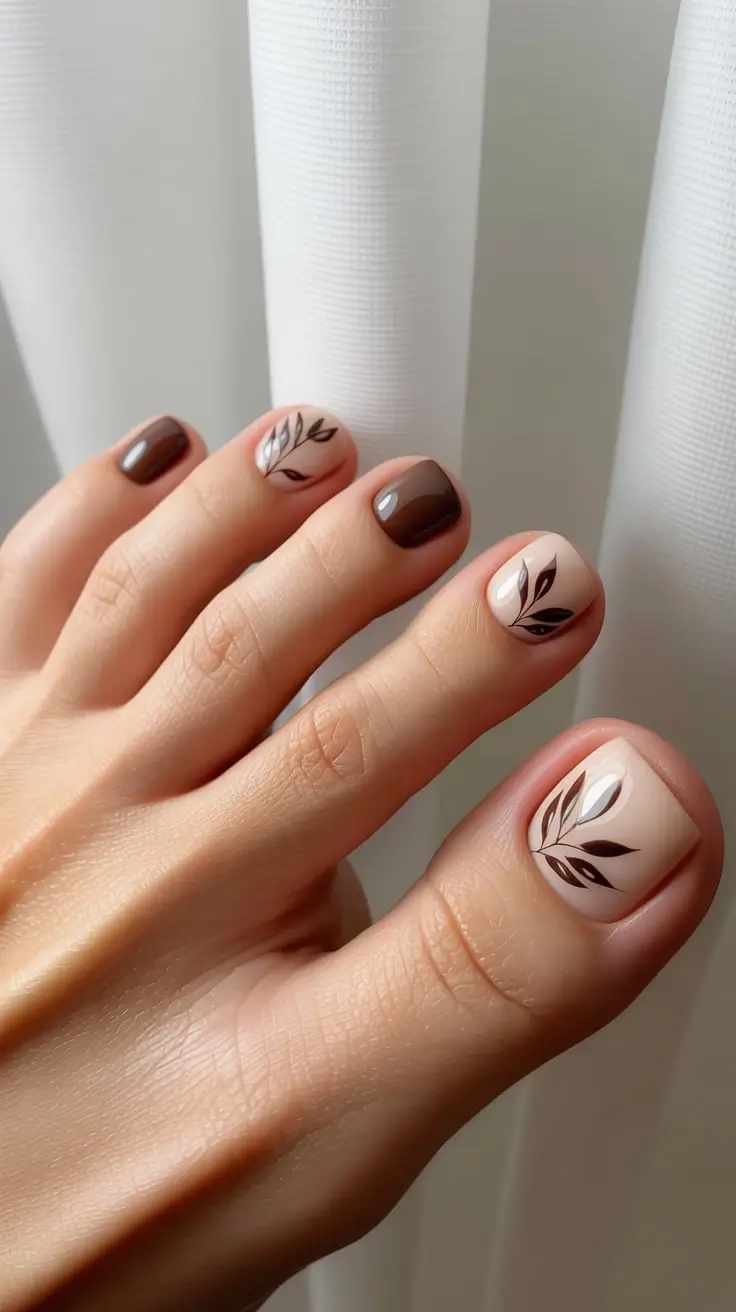 24 идеи для осеннего маникюра на октябрь