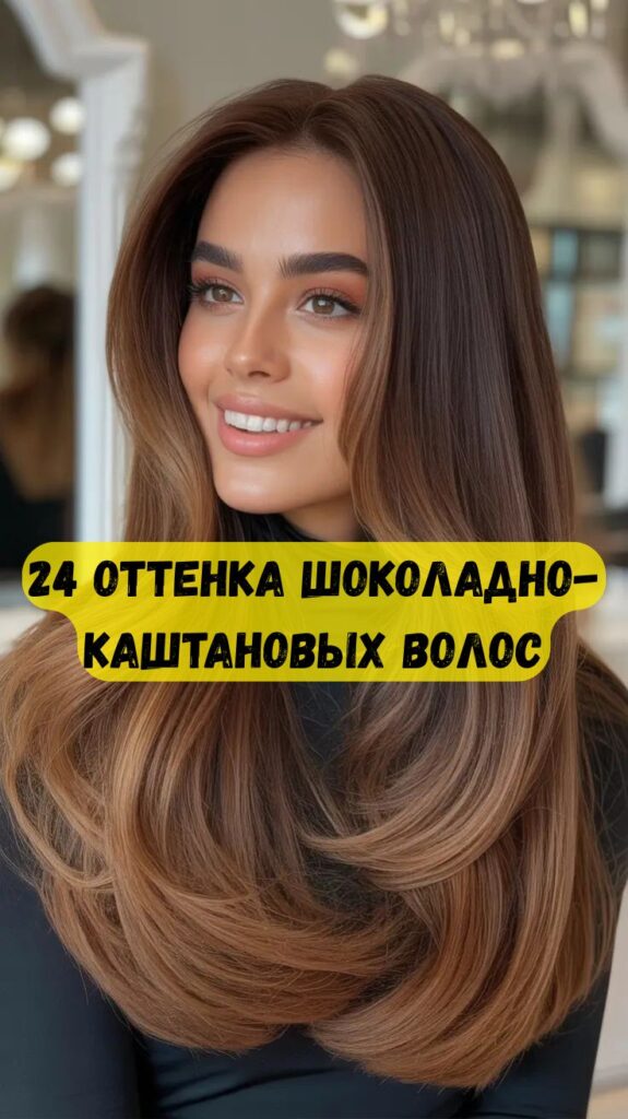 24 оттенка шоколадно-каштановых волос: модные цвета и современные идеи для брюнеток