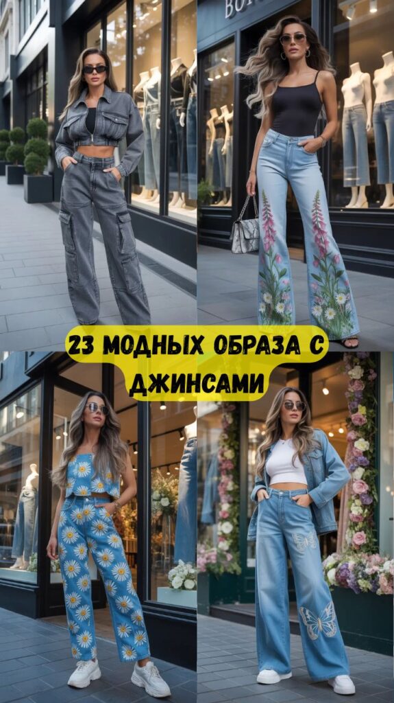 23 модных образа с джинсами: шикарные джинсовые образы, которые хочется носить круглый год