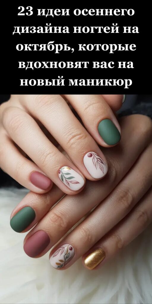 23 идеи осеннего дизайна ногтей на октябрь, которые вдохновят вас на новый маникюр