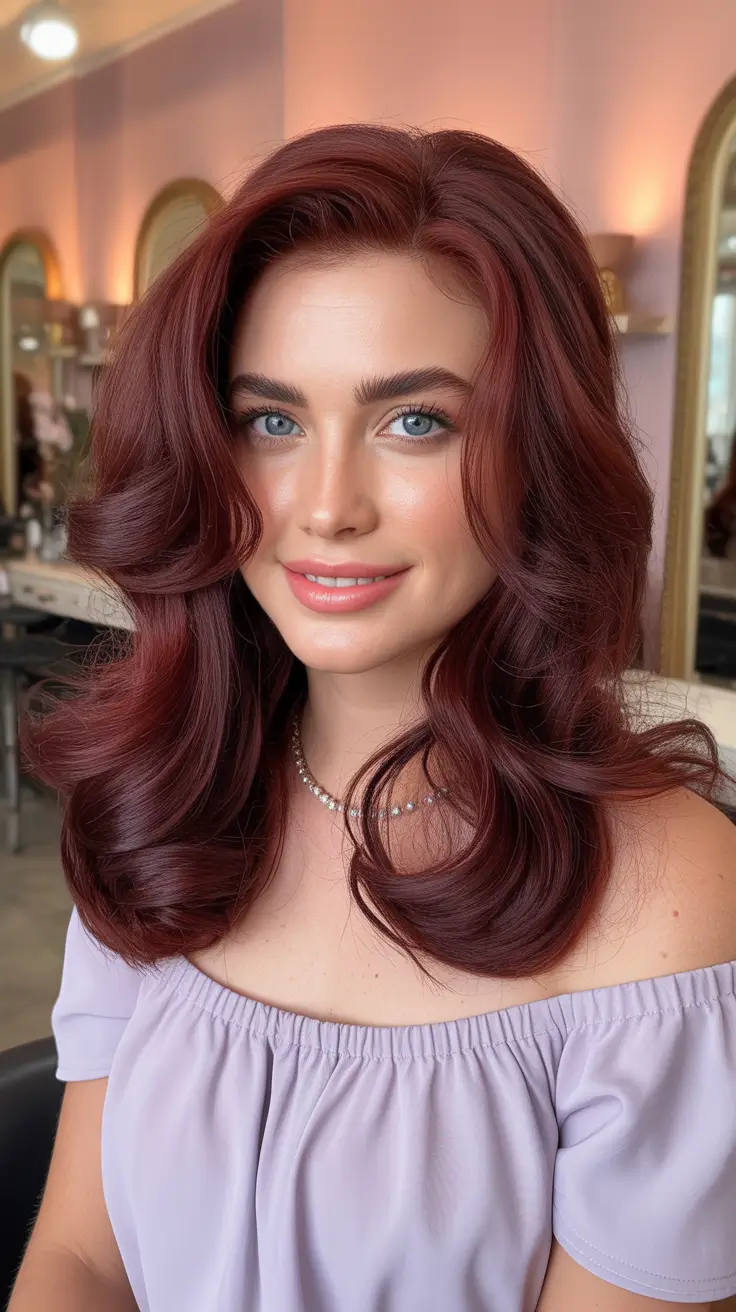 25 идей окрашивания волос в цвет «вишнёвая кола», которые вы захотите попробовать в этом году