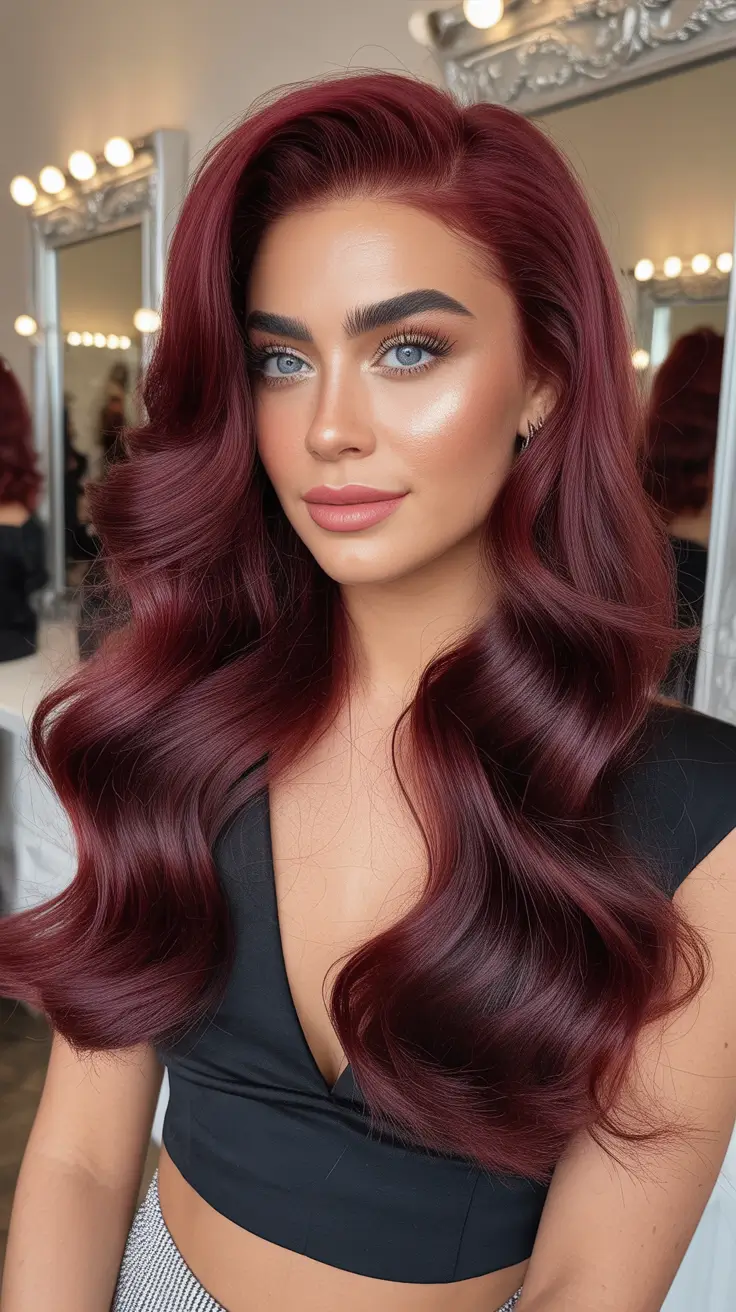 25 идей окрашивания волос в цвет «вишнёвая кола», которые вы захотите попробовать в этом году