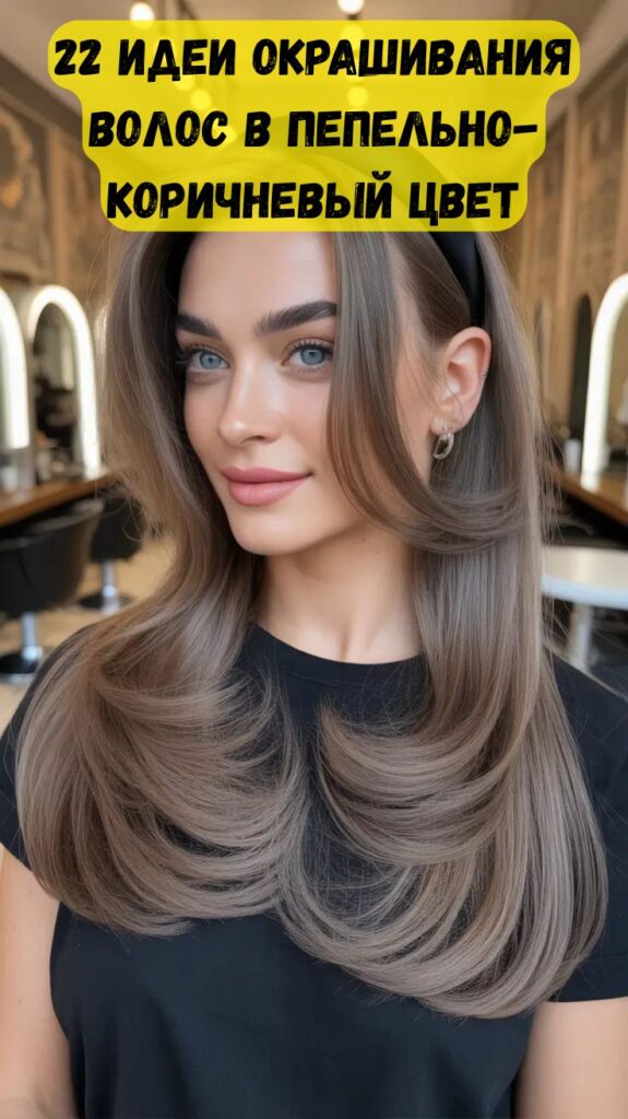22 идеи окрашивания волос в пепельно-коричневый цвет: самый крутой тренд для брюнеток