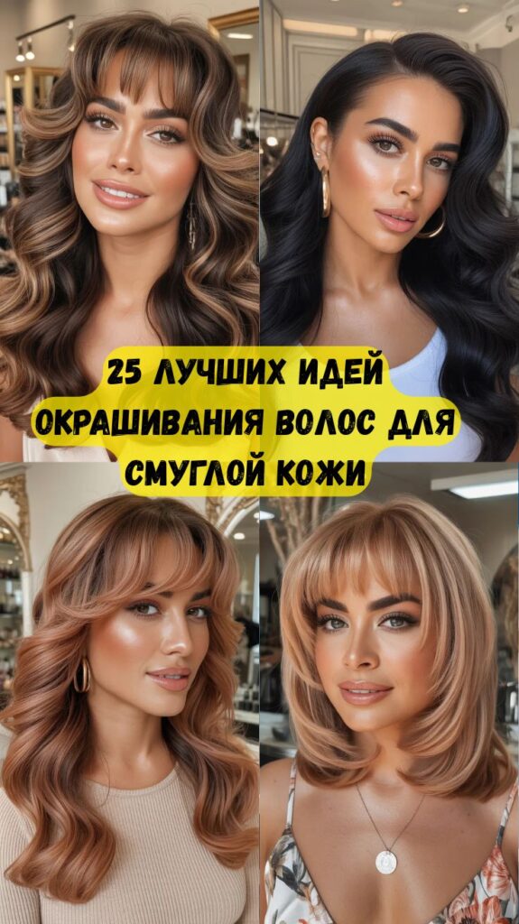 25 лучших идей окрашивания волос для смуглой кожи: модные оттенки, эффектное мелирование и свежие цветовые решения для создания великолепного образа 25 лучших идей окрашивания волос для смуглой кожи: модные оттенки, эффектное мелирование и свежие цветовые решения для создания великолепного образа
