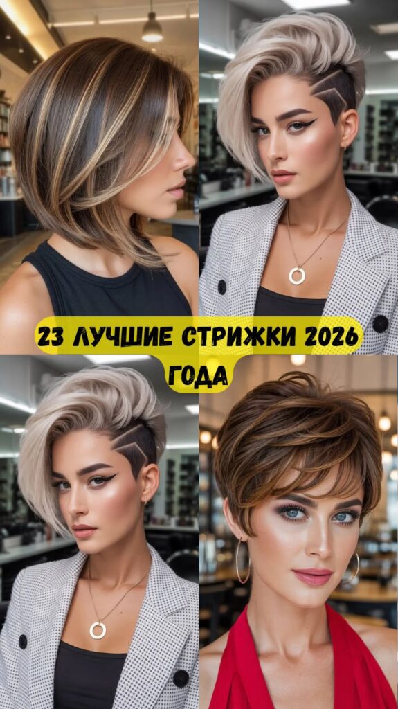 23 лучшие стрижки 2026 года: свежие и модные причёски для новогоднего преображения