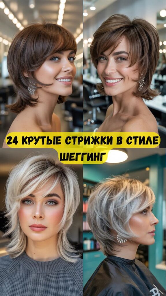24 крутые стрижки в стиле шеггинг: свежие современные образы для каждой женщины