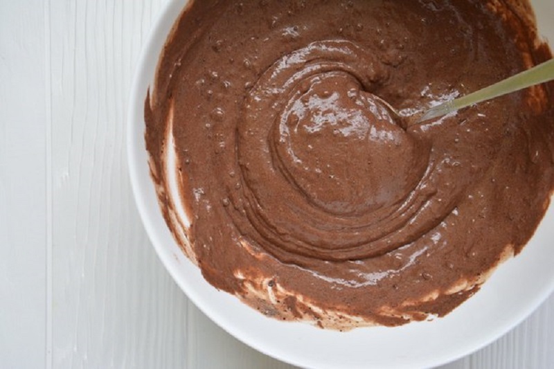 Ванильный кекс с шоколадом
