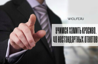 Учимся хамить красиво. 40 нестандартных ответов!