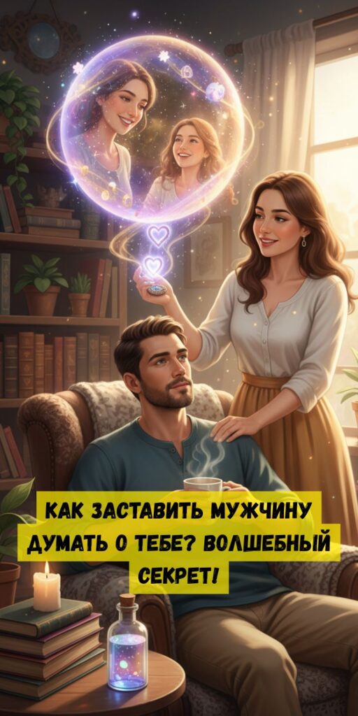 Как заставить мужчину думать о тебе? Волшебный секрет!