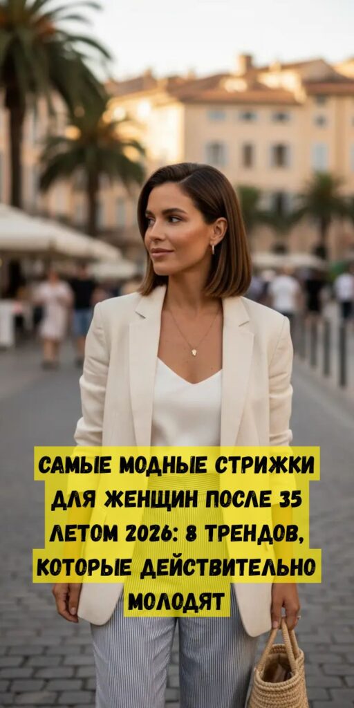 Самые модные стрижки для женщин после 35 летом 2026: 8 трендов, которые действительно молодят
