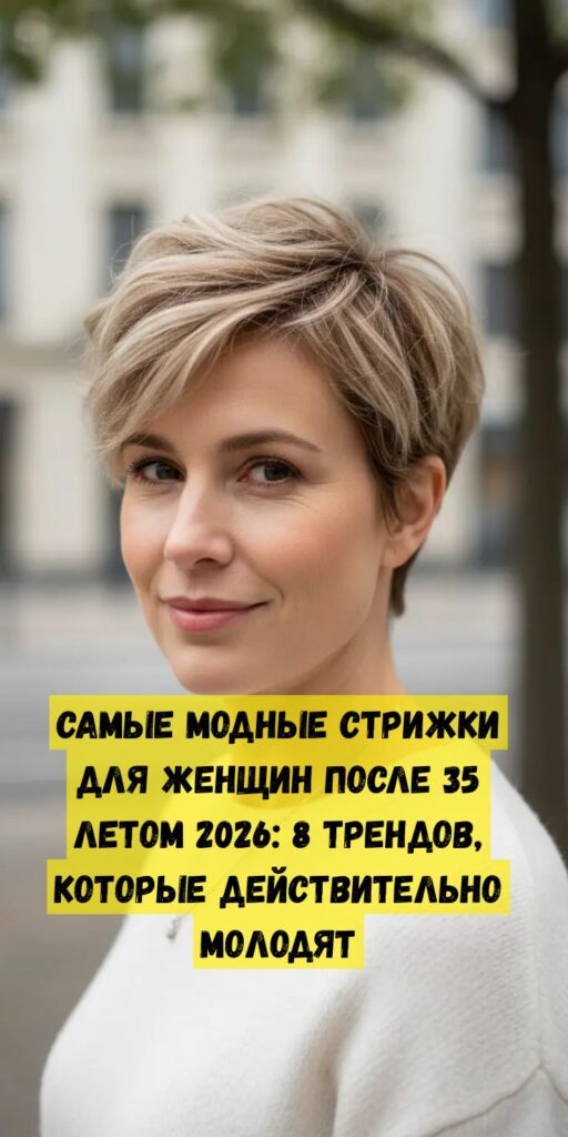 Самые модные стрижки для женщин после 35 летом 2026: 8 трендов, которые действительно молодят