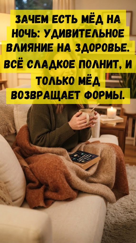 Зачем есть мёд на ночь: удивительное влияние на здоровье. Всё сладкое полнит, и только мёд возвращает формы.