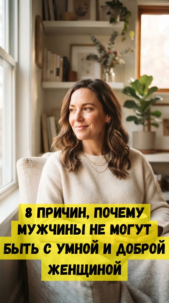 8 причин, почему мужчины не могут быть с умной и доброй женщиной