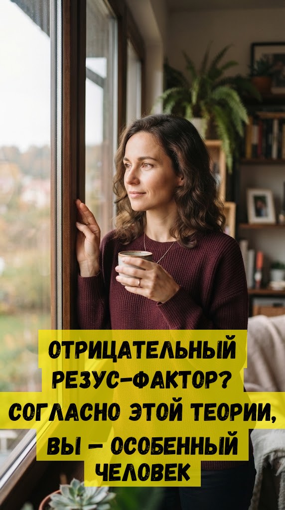 ОТРИЦАТЕЛЬНЫЙ РЕЗУС-ФАКТОР? Согласно этой теории, вы &mdash; особенный человек