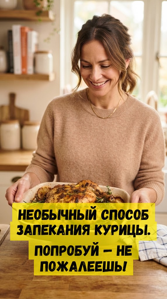 Необычный способ запекания курицы. Попробуй &mdash; не пожалеешь!