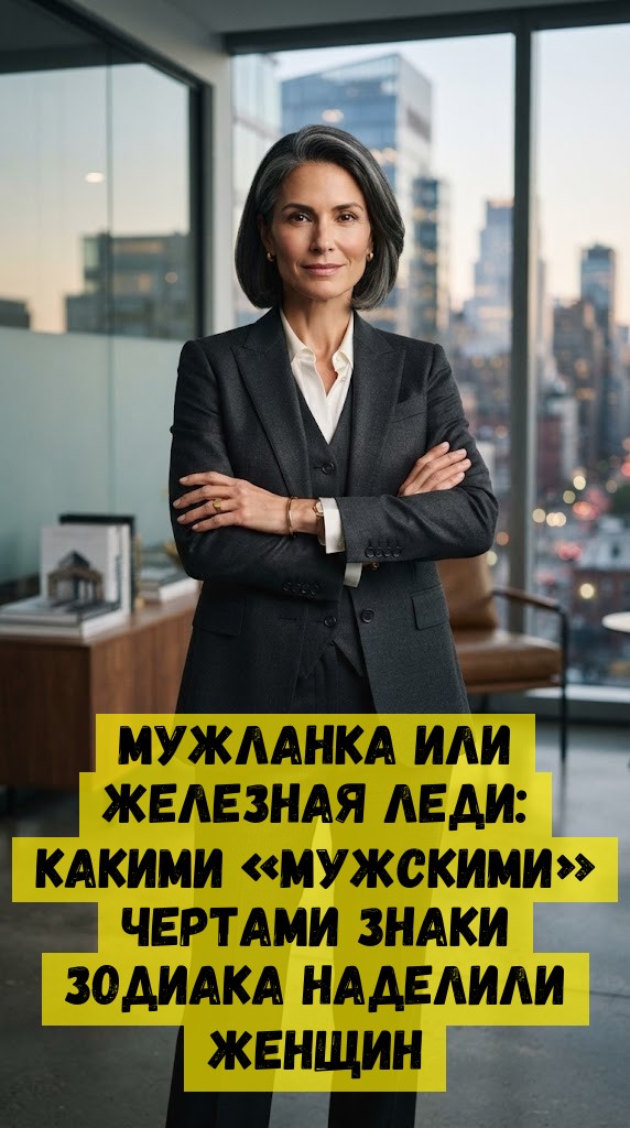 Мужланка или железная леди: Какими &laquo;мужскими&raquo; чертами знаки зодиака наделили женщин
