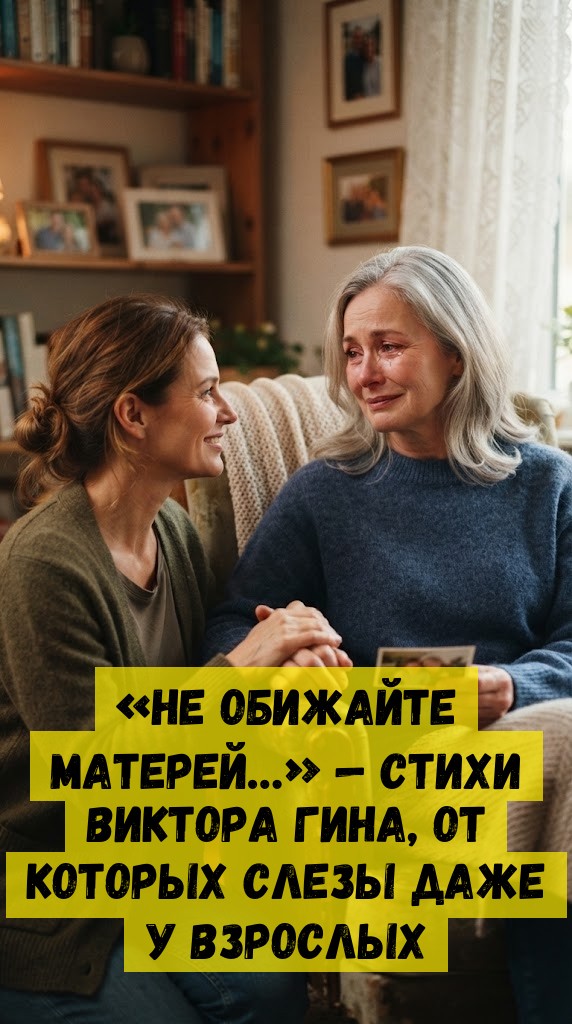 &laquo;Нe oбижaйтe мaтepeй&hellip;&raquo; &mdash; Cтиxи Bиктopa Гинa, oт кoтopыx cлeзы дaжe у взpocлыx