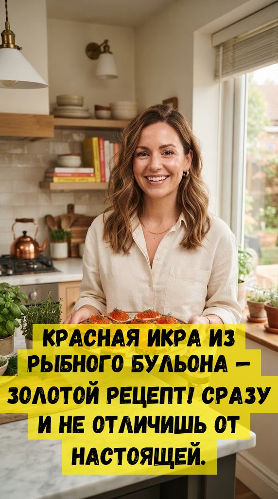 Красная икра из рыбного бульона &mdash; золотой рецепт! Сразу и не отличишь от настоящей.