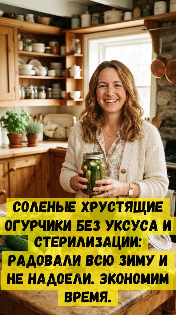 Соленые хрустящие огурчики без уксуса и стерилизации: радовали всю зиму и не надоели. Экономим время.