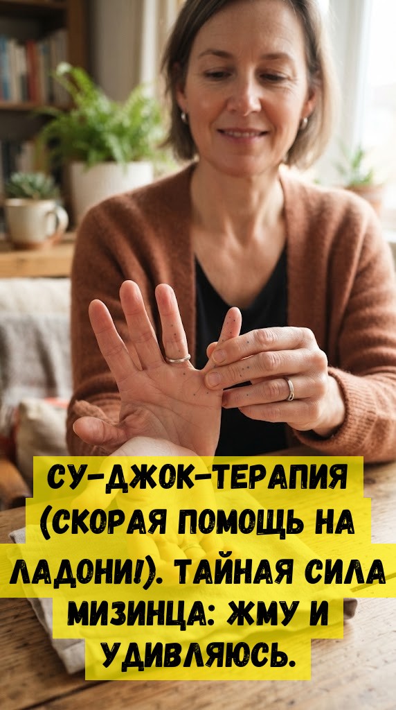 Су-Джок-терапия (скорая помощь на ладони!). Тайная сила мизинца: жму и удивляюсь.