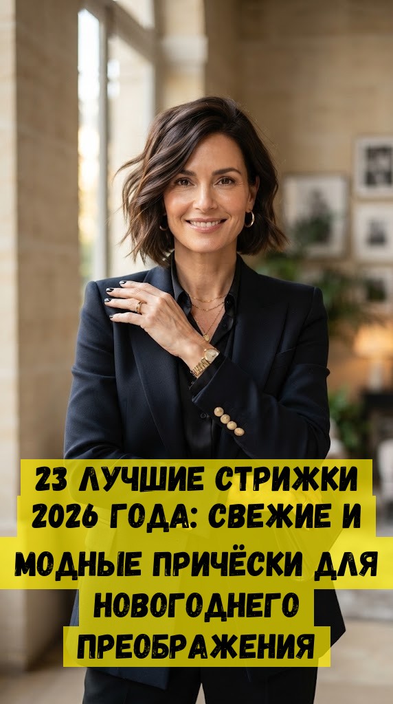 23 лучшие стрижки 2026 года: свежие и модные причёски для новогоднего преображения